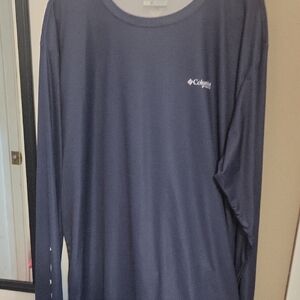 Columbia Men's Deep Blue Long Sleeve Tee